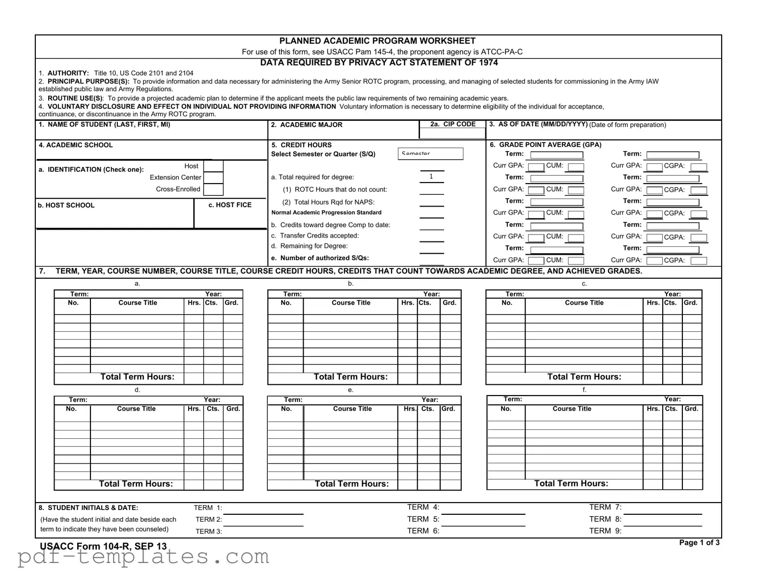 Get 104 R Form in PDF