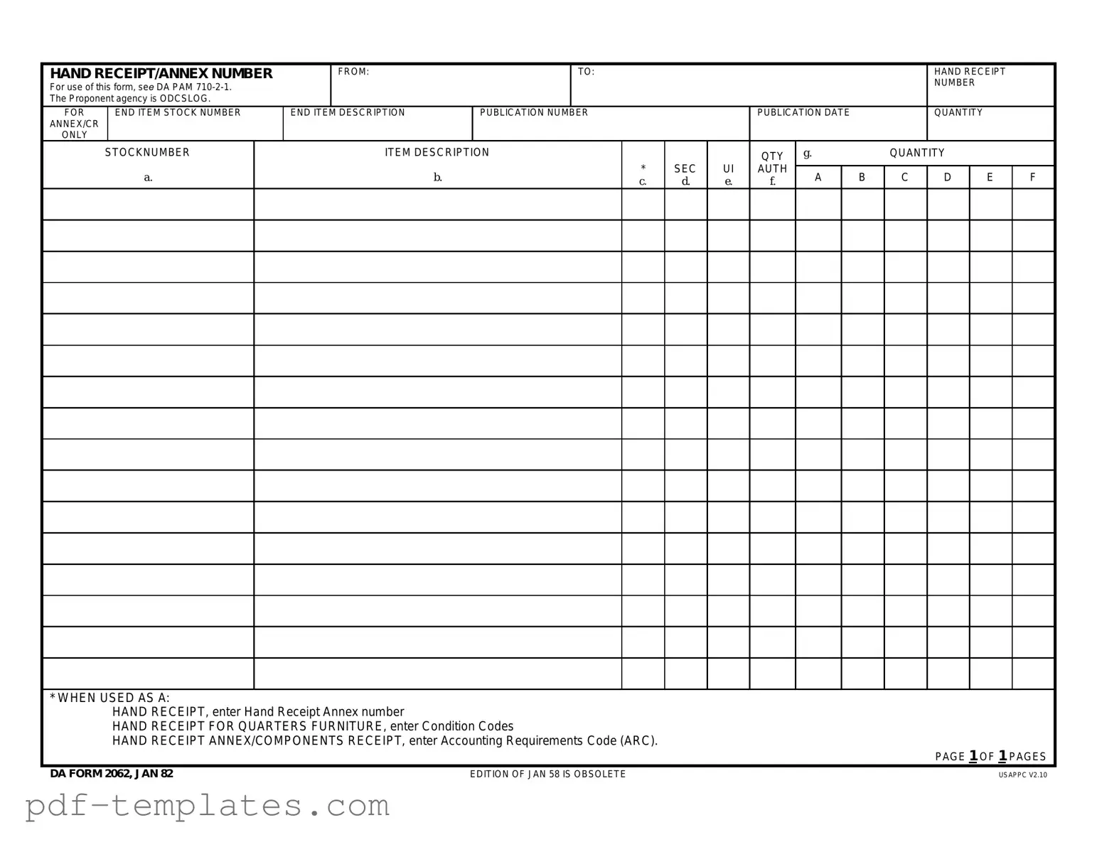 Get Da Form in PDF