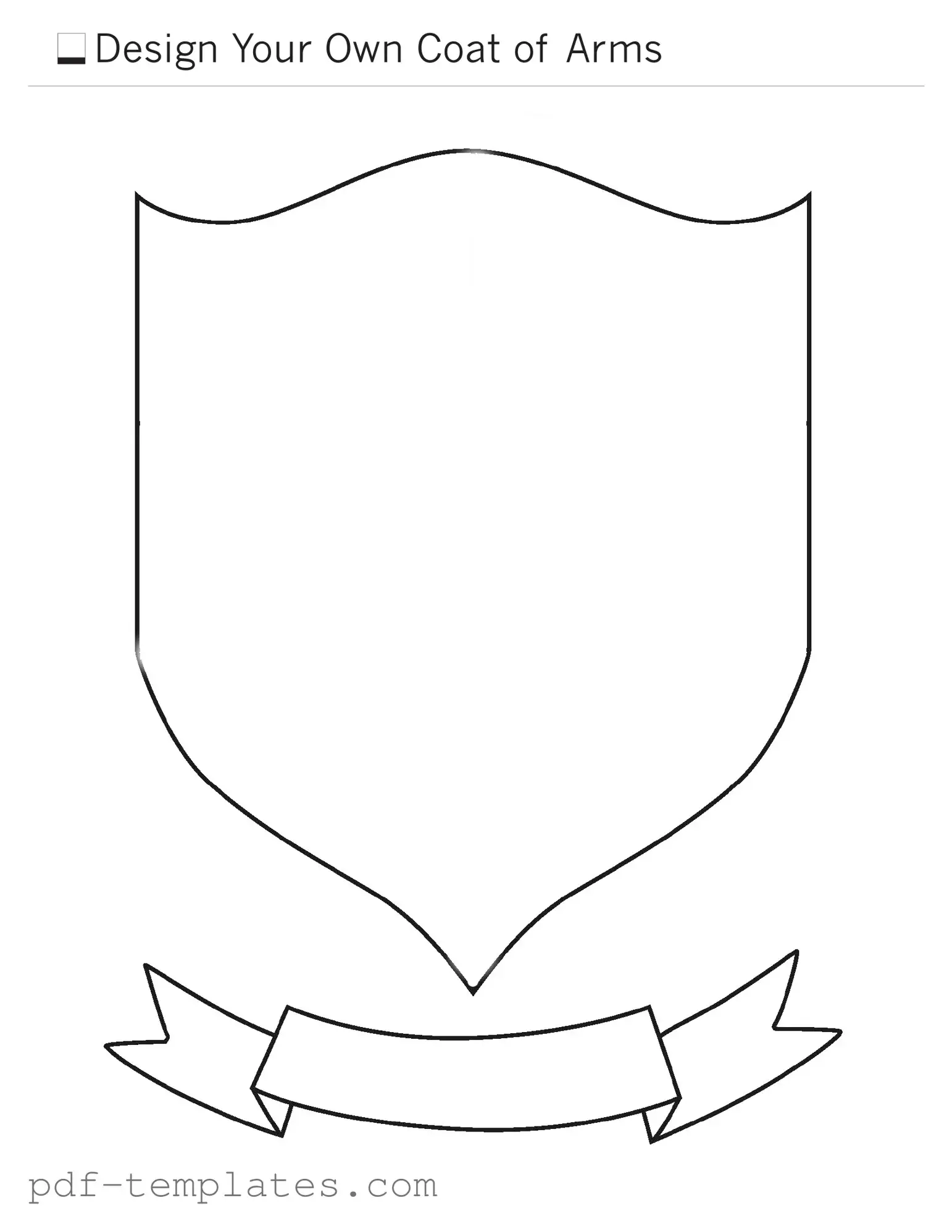 Get Coat Of Arms Form in PDF