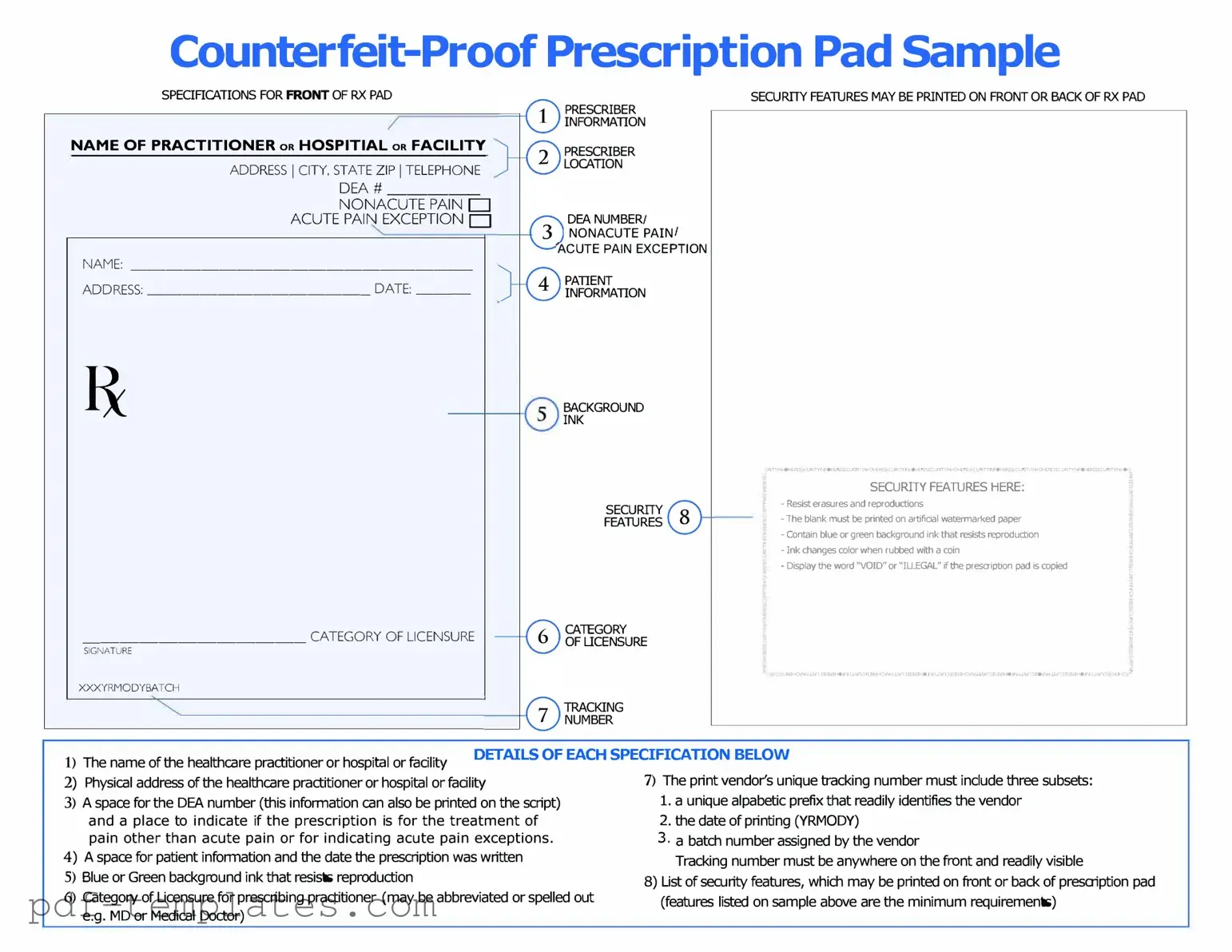 Get Prescription Pad Form in PDF