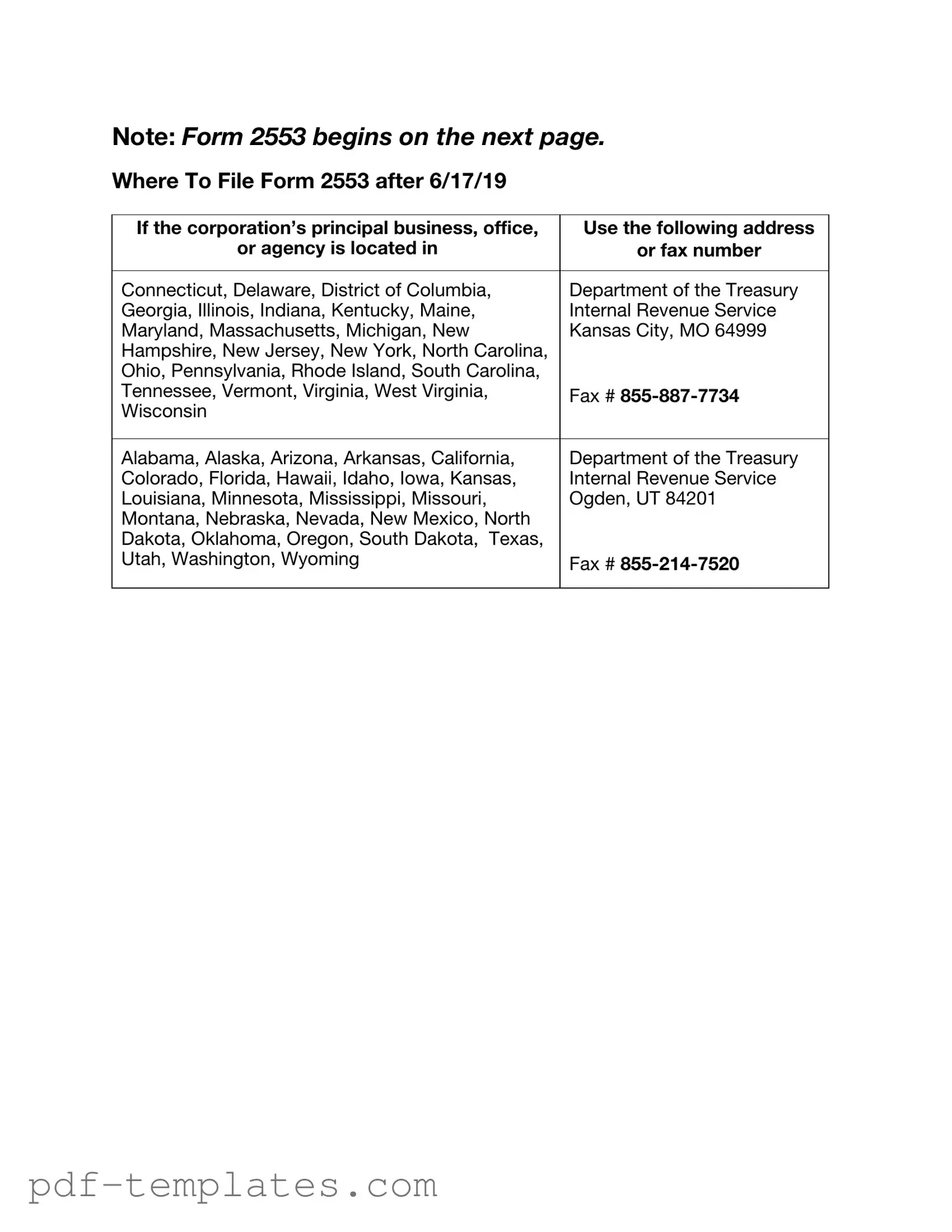 Get IRS 2553 Form in PDF