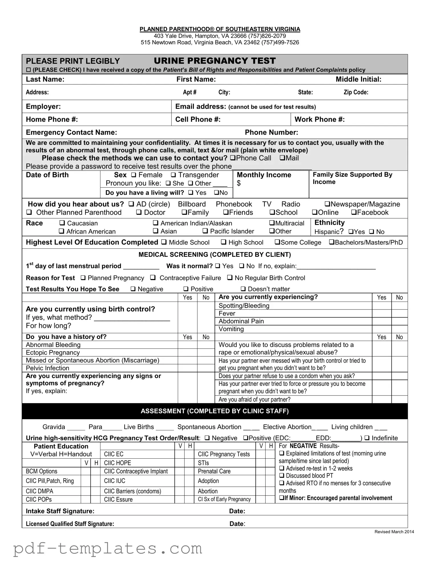 Get Planned Parenthood Proof Form in PDF