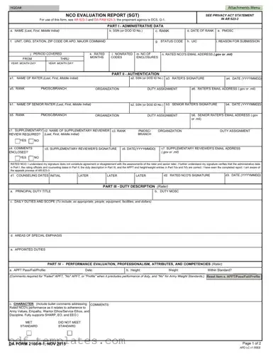 Get Da 2166 9 1 Form in PDF
