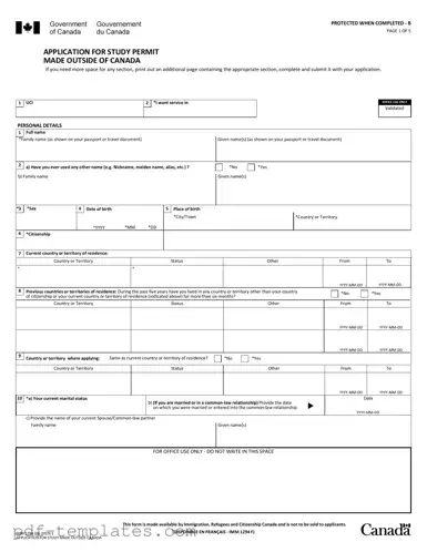 Get Imm 1294 Form in PDF