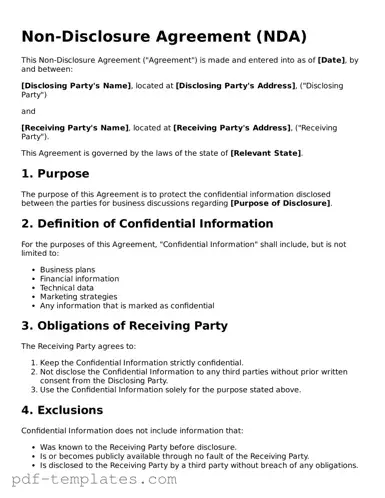 Non-disclosure Agreement Document