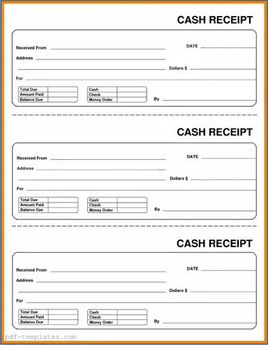 Get Cash Receipt Form in PDF