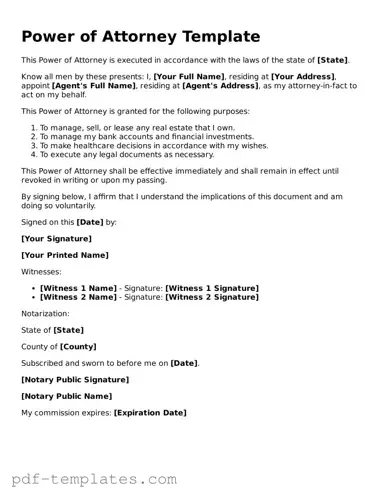 Power of Attorney Document