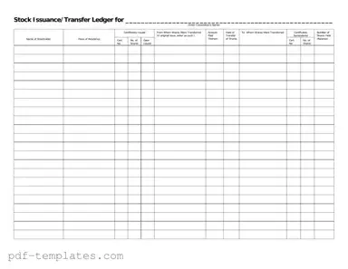 Get Stock Transfer Ledger Form in PDF
