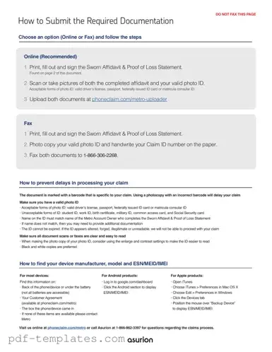 Get Asurion F-017-08 MEN Form in PDF