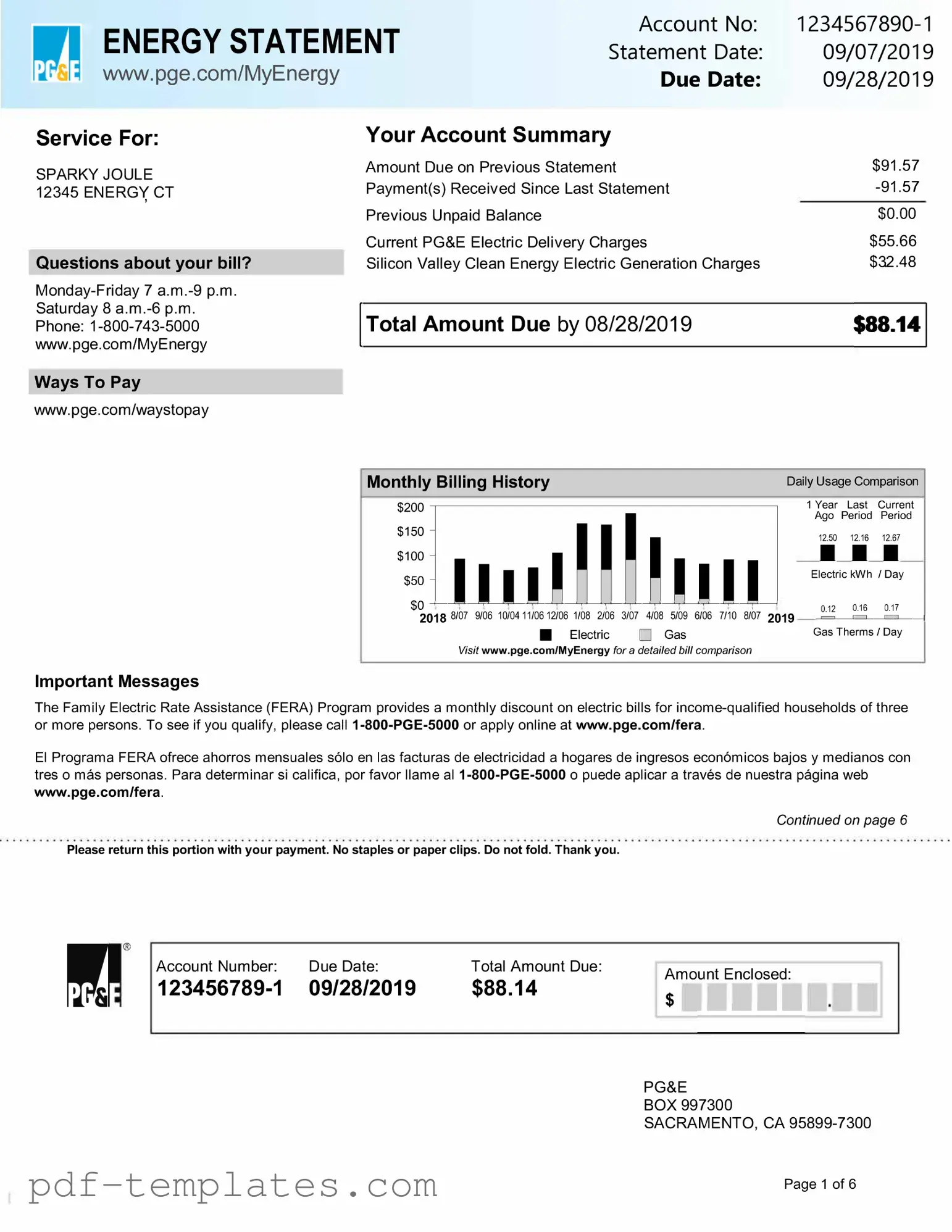 Get Utility Bill Form in PDF